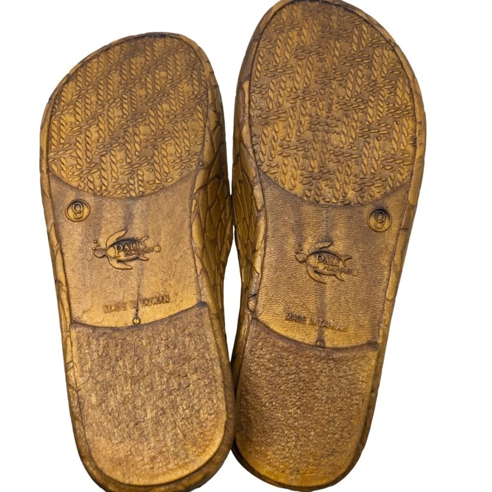 Pali Hawaii Moses Sandal Shoe Unisex 9 Brown NWT Slides Casual Beach Vacation - Picture 3 of 8